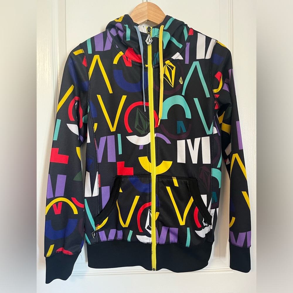 XS VOLCOM ZIP UP SWEATER